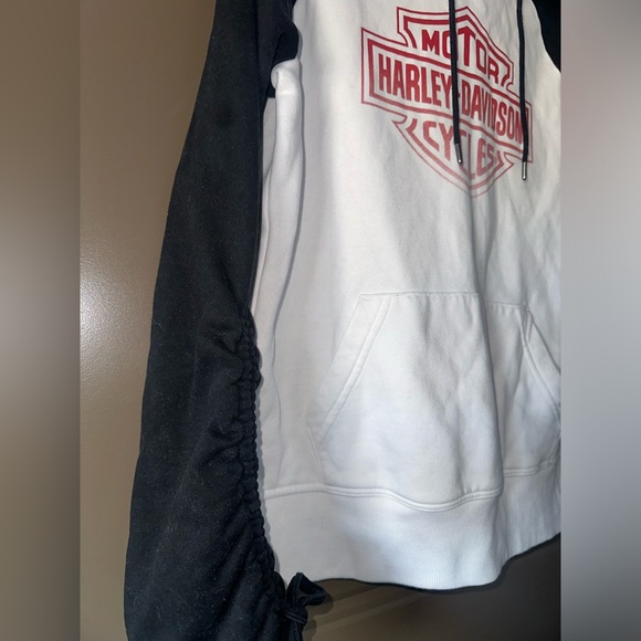 Harley-Davidson Black and White women’s Hoodie - Picture 3 of 8